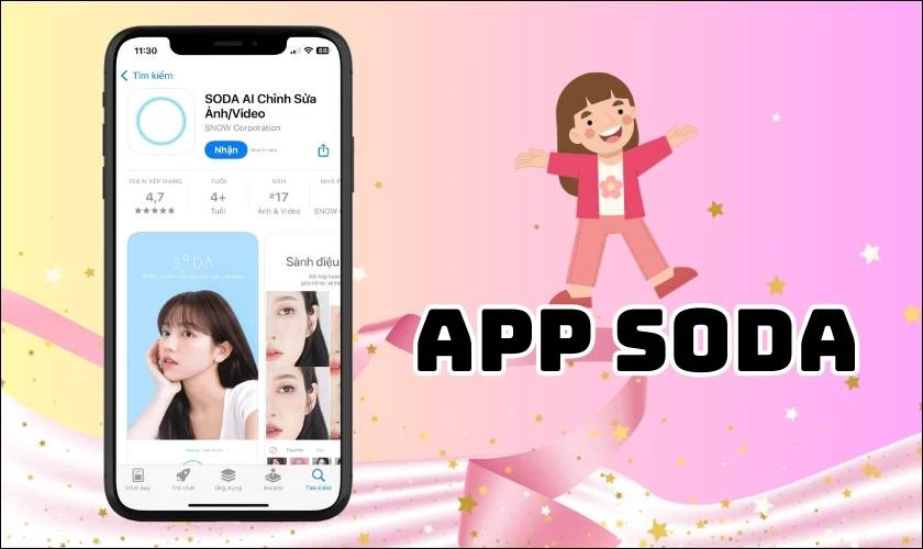 SODA - App selfie H&agrave;n Quốc
