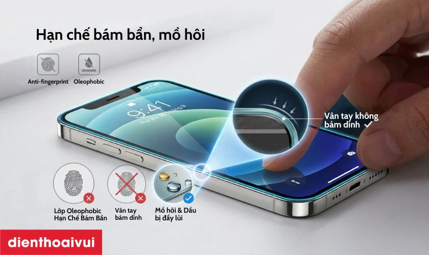 Hạn chế bám bẩn, mồ hôi