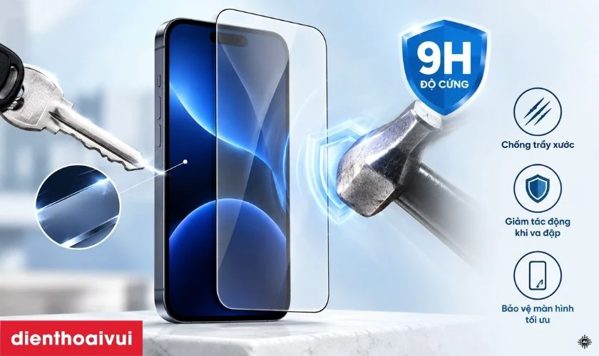 Vì sao nên chọn dán cường lực Kingkong cho iPhone 17 Pro?