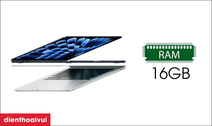 RAM 16GB – đa nhiệm mượt mà