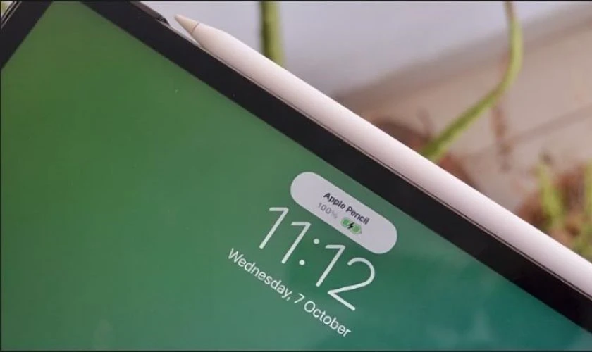 Kiểm tra Apple Pencil 2 có đang được sạc đúng cách