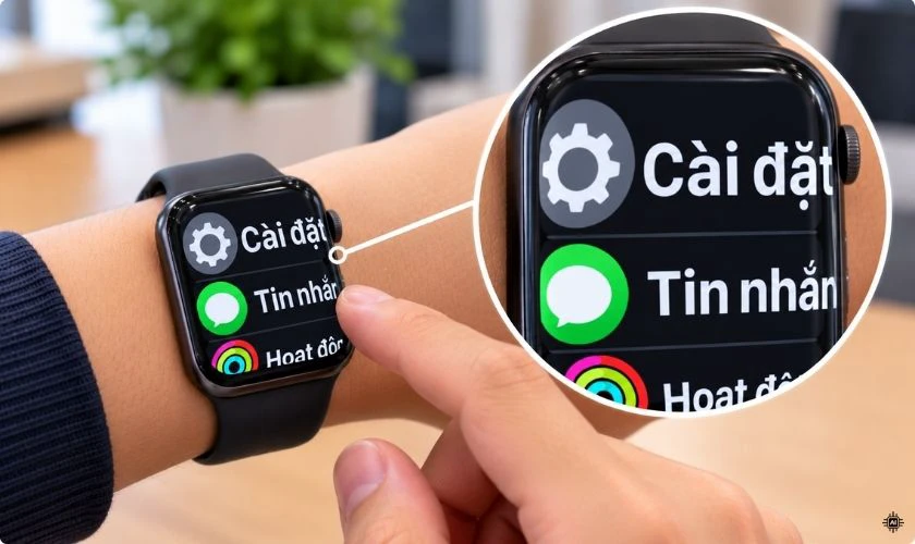 Vì sao Apple Watch bị phóng to màn hình?