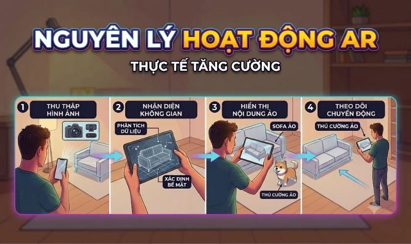Nguyên lý hoạt động của công nghệ AR là gì?