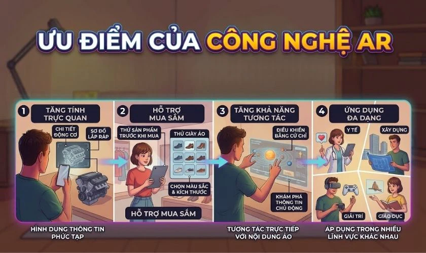 Ưu điểm của công nghệ AR là gì?