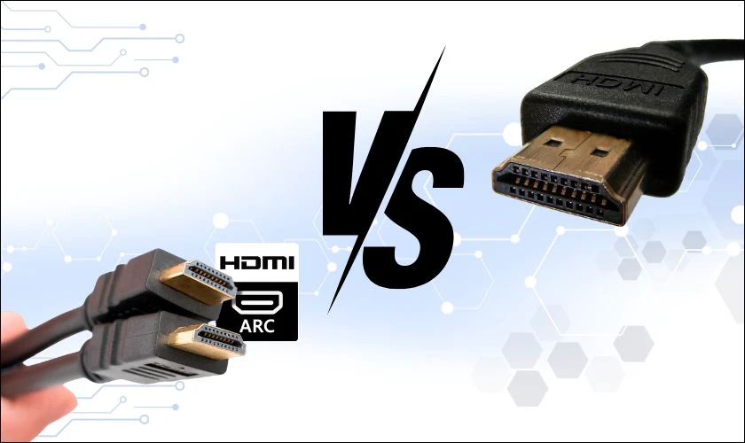 So sánh sự khác nhau giữa cổng HDMI thường và HDMI (ARC) là gì