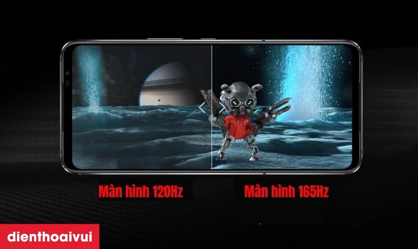 M&agrave;n h&igrave;nh 165Hz si&ecirc;u mượt