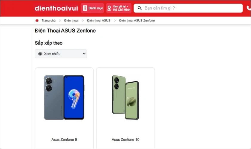 N&ecirc;n mua điện thoại ASUS Zenfone ở đ&acirc;u?