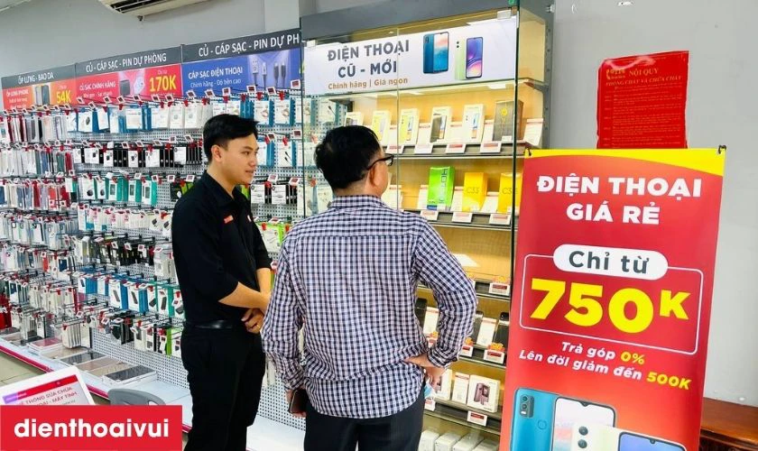 Mua điện thoại gi&aacute; rẻ, ch&iacute;nh h&atilde;ng tại Điện Thoại Vui