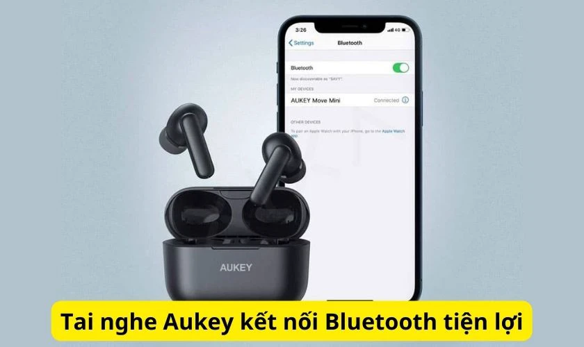 Tai nghe Aukey được trang bị chip xử l&yacute; &acirc;m thanh Bluetooth Audio SoC của Qualcomm