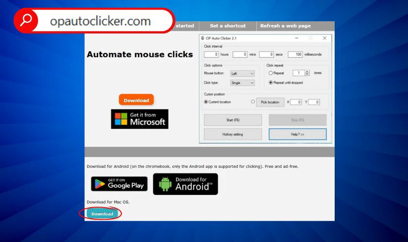 C&aacute;ch tải Auto Click tr&ecirc;n Mac
