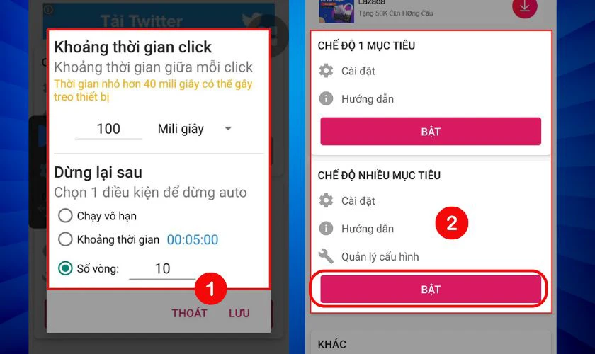C&aacute;ch sử dụng Auto Click tr&ecirc;n Android