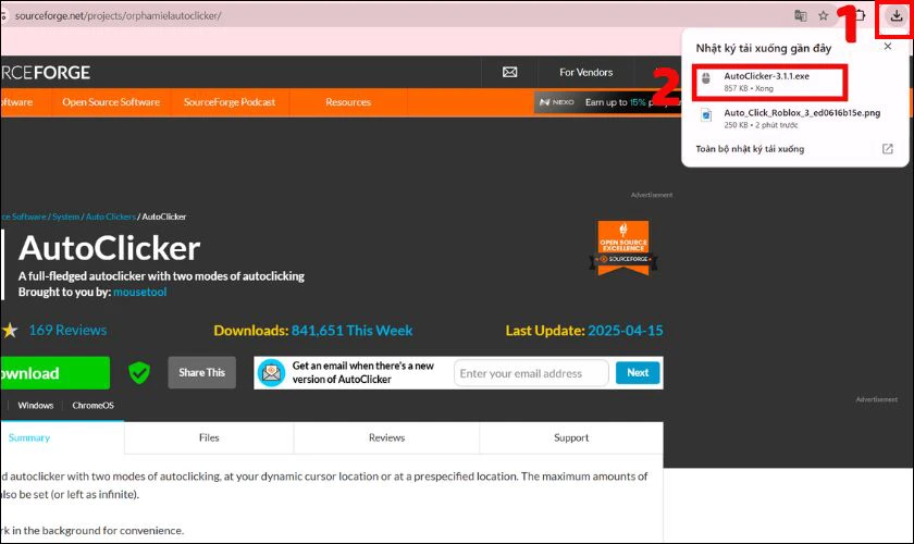 C&aacute;ch bật Auto Click trong Roblox