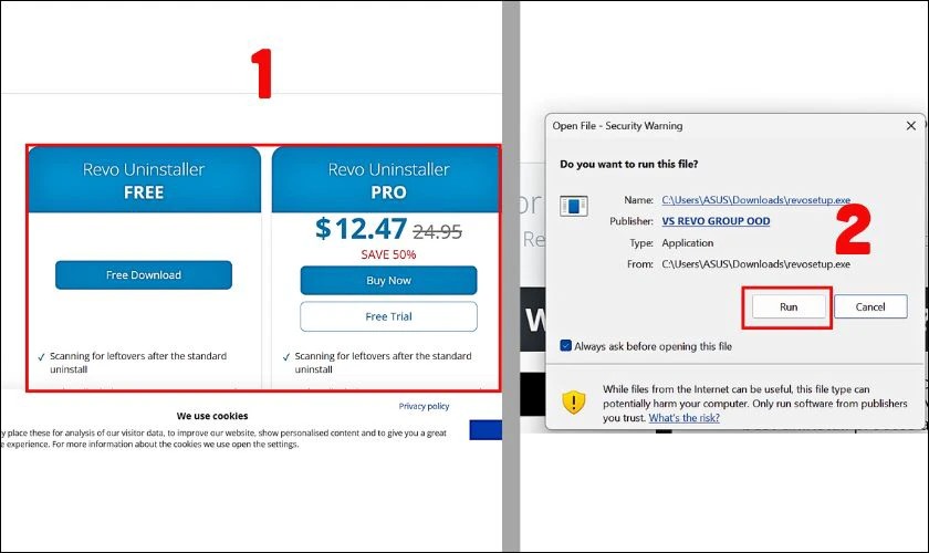 Tải v&agrave; c&agrave;i đặt Revo Uninstaller