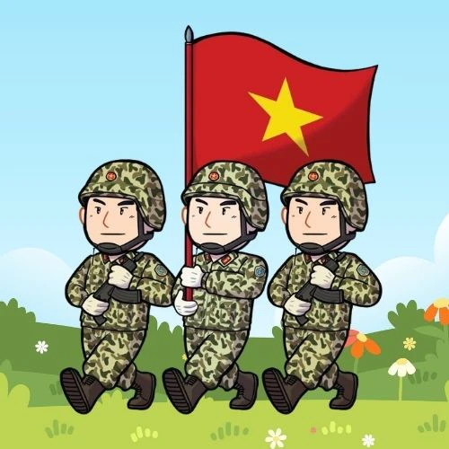 Avatar 30/4 chủ đề chú bộ đội