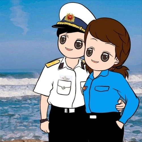 Avatar 30/4 chủ đề biển đảo 2026 dễ thương