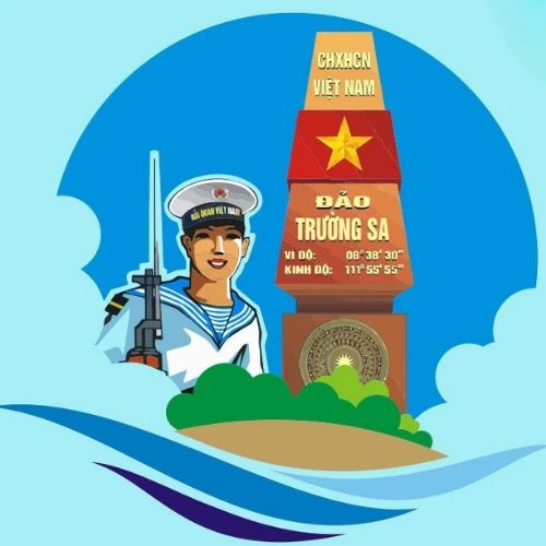 Avatar 30/4 chủ đề biển đảo uy nghiêm