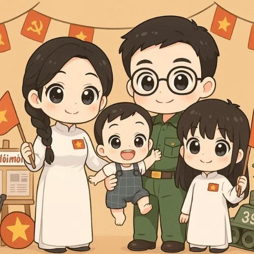 Ảnh đại diện 30/4 1/5 cho Instagram hạnh phúc 2026