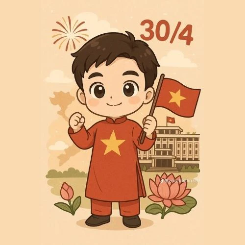 Ảnh đại diện 30/4 1/5 cho Instagram tự hào Việt Nam