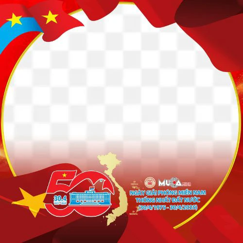 Avartar 30/4 với khung ảnh đại diện 30 4 thể hiện lòng yêu nước