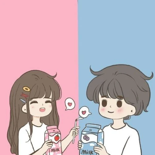 Avatar đ&ocirc;i cute cho cặp đ&ocirc;i y&ecirc;u nhất dể thương, đ&aacute;ng y&ecirc;u nhất