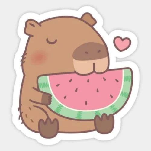 Ảnh đại diện capybara dễ thương, đ&aacute;ng y&ecirc;u nhất
