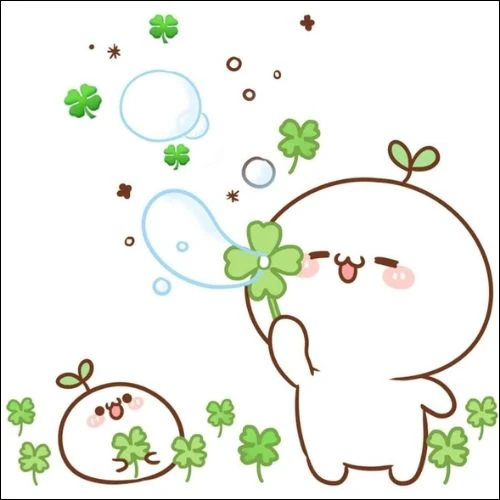 Ảnh đại diện cỏ 4 l&aacute; dể thương nhất