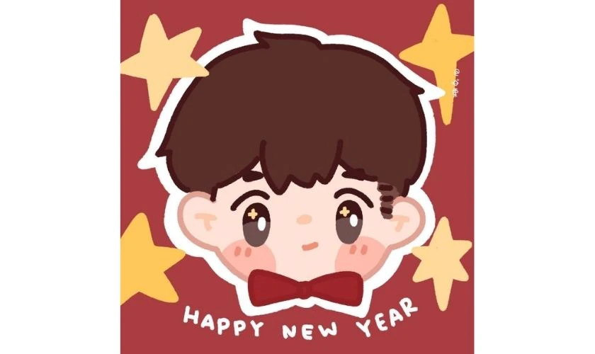 Ảnh đại diện Tết 2026 cute cho cặp đôi