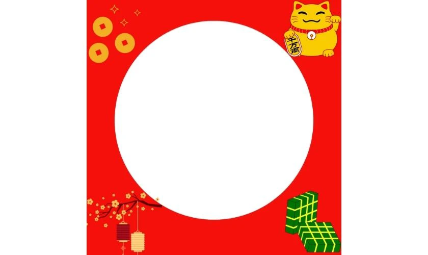 Khung ảnh đại diện Tết 2026 đẹp