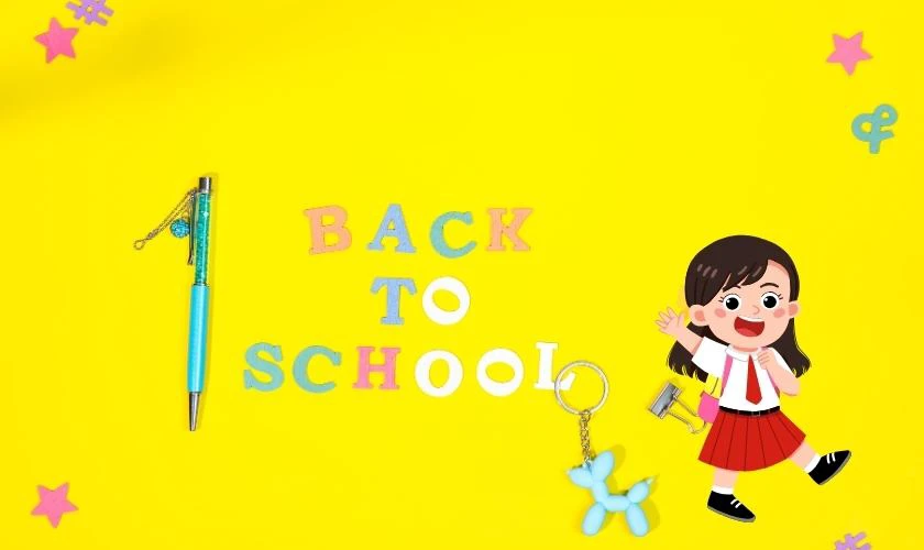 Background học sinh chào năm học mới