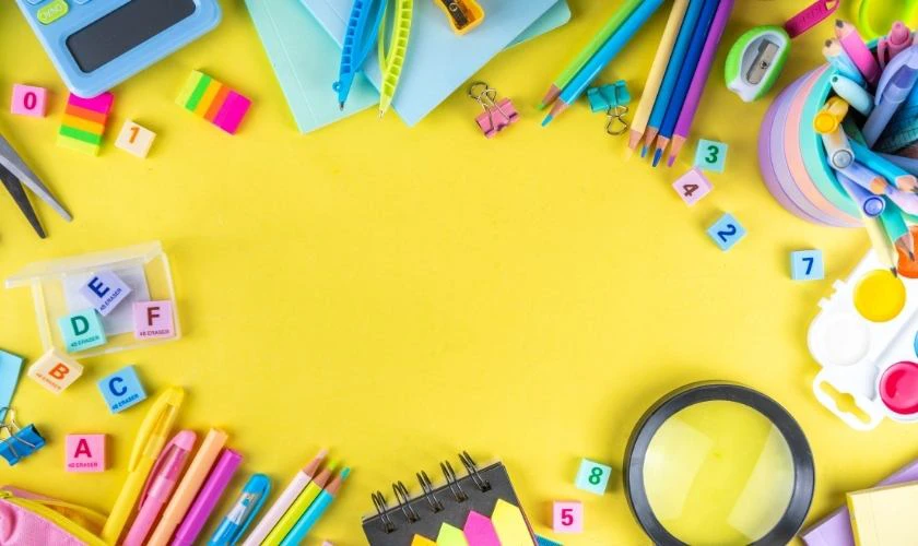 Mẫu background Back To School 2026 chất lượng Full HD