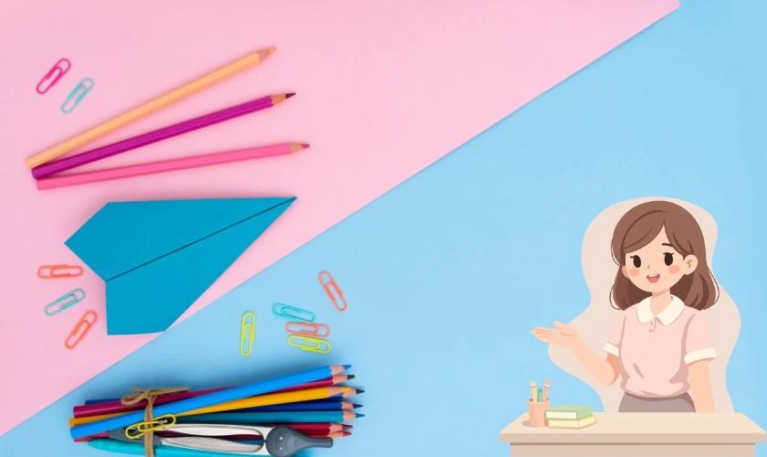 Mẫu background thầy cô chào năm học mới