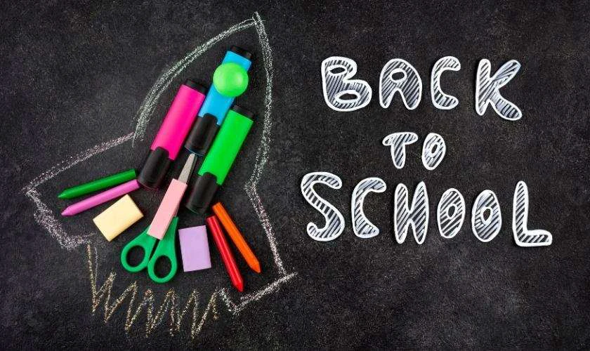 Background Back To School chủ đề học tập