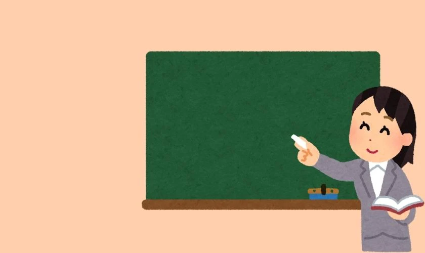 Mẫu Back To School background chủ đề thầy c&ocirc;
