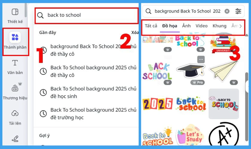 T&igrave;m kiếm mẫu back to school