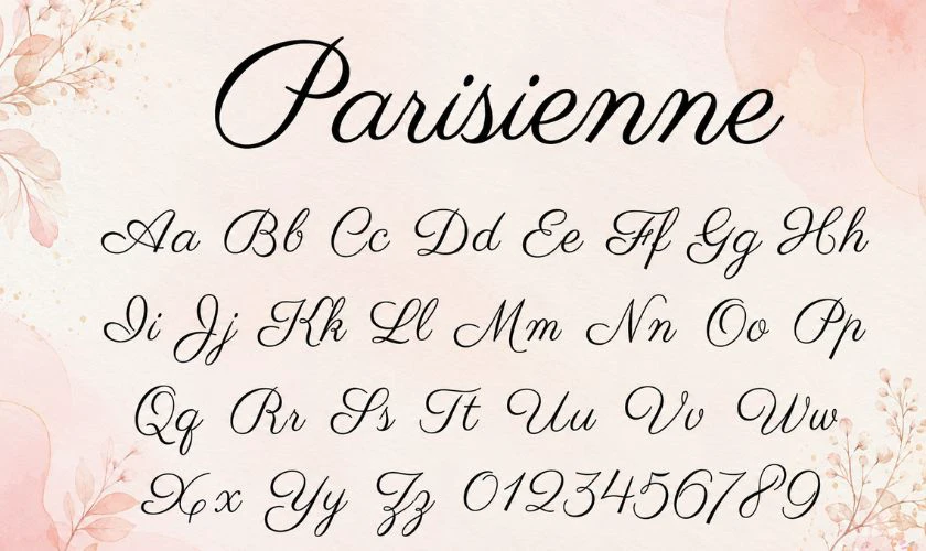 Font viết tay nét thanh nét đậm cho lễ khai giảng 