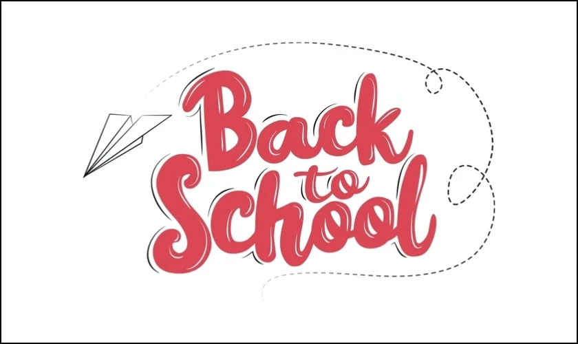Logo Back to School đẹp 4K