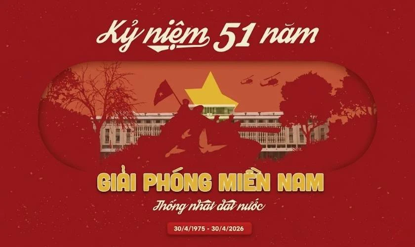 Backdrop 30/4 1/52026 ấn tượng