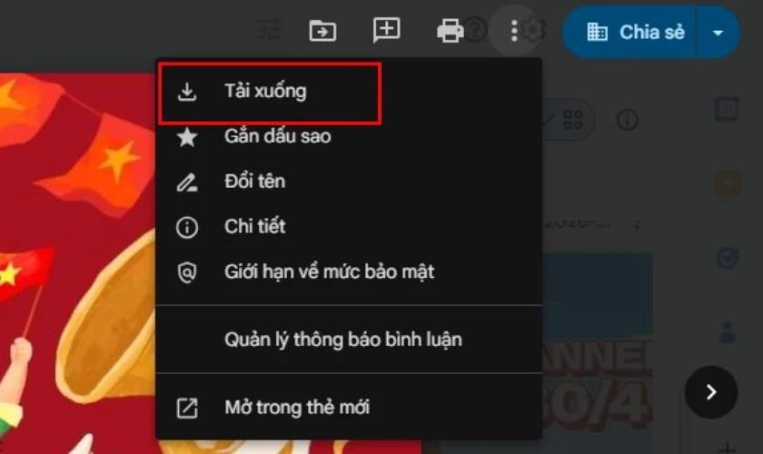 Cách tải và in Backdrop 30/4 1/5 đơn giản