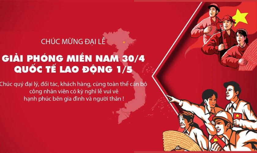 Backdrop 30/4 1/5 mới FREE