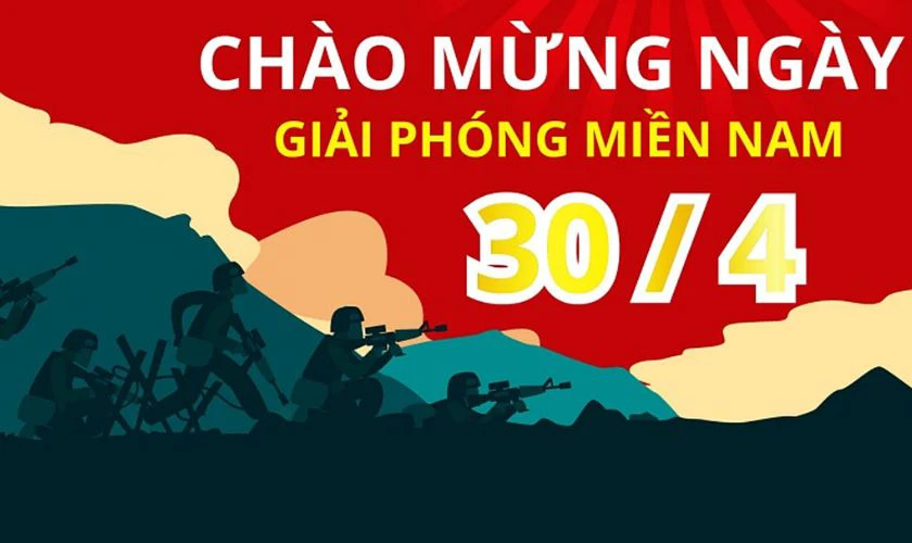Backdrop 30/4 1/5 ấn tượng HD