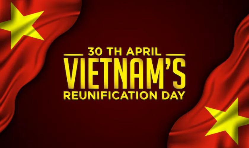 Backdrop 30/4 1/5 ấn tượng TIẾNG anh