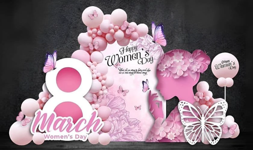 Backdrop 8/3 đẹp nhất 2025