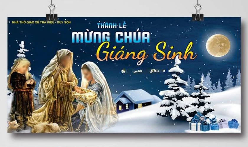 Backdrop Noel đẹp ấn tượng