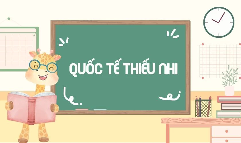 Backdrop 1 tháng 6 đẹp