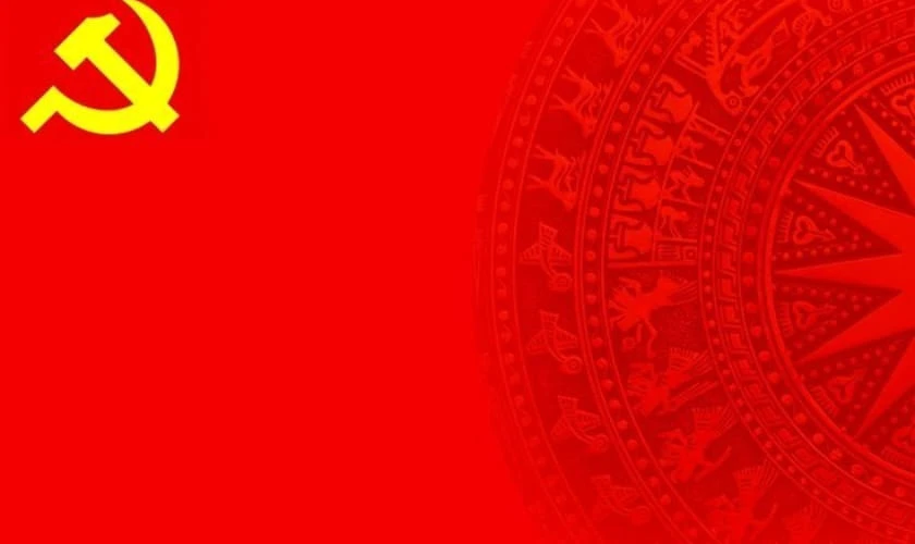 Background Giỗ tổ Hùng Vương 2026 có hình trống đồng mới