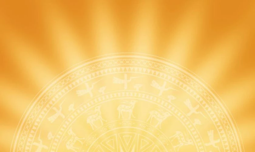 Background Giỗ tổ Hùng Vương có hình trống đồng mới, ấn tượng nhất