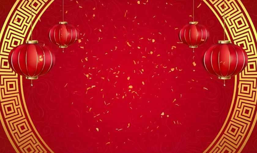 Background tiệc tất niên
