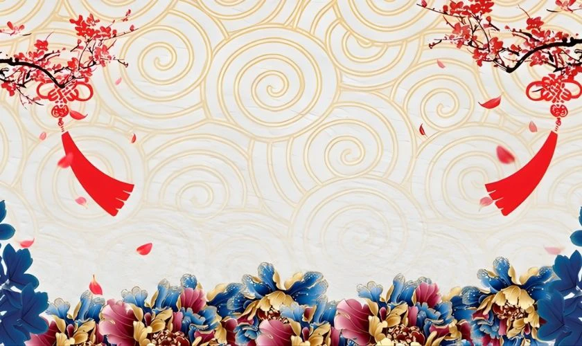Background chủ đề ngày xuân đẹp
