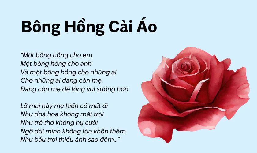 Bài hát về ngày 8/3 tặng mẹ