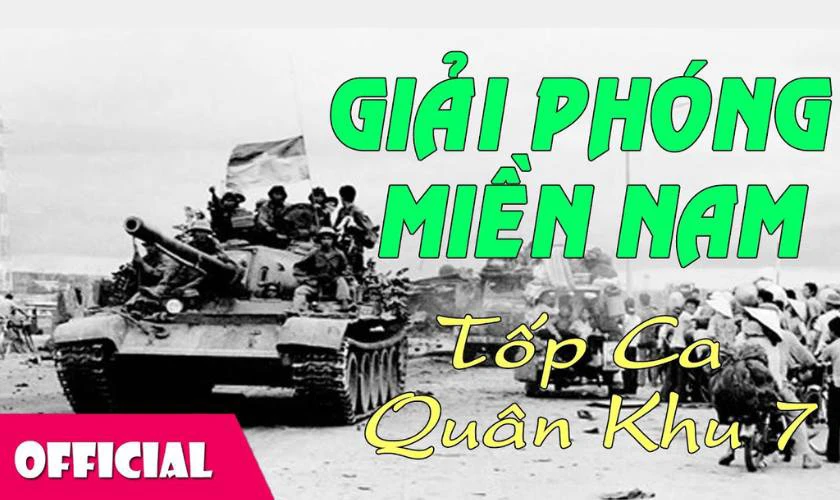 Bài hát được vang lên trong ngày Giải phóng hoàn toàn miền Nam thống nhất đất nước là bài gì?